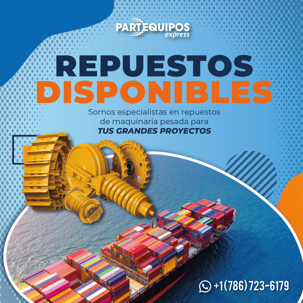 Importación de repuestos para maquinaria pesada