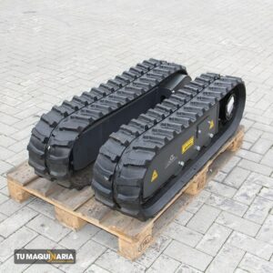 venta de maquinaria pesada con orugas de caucho