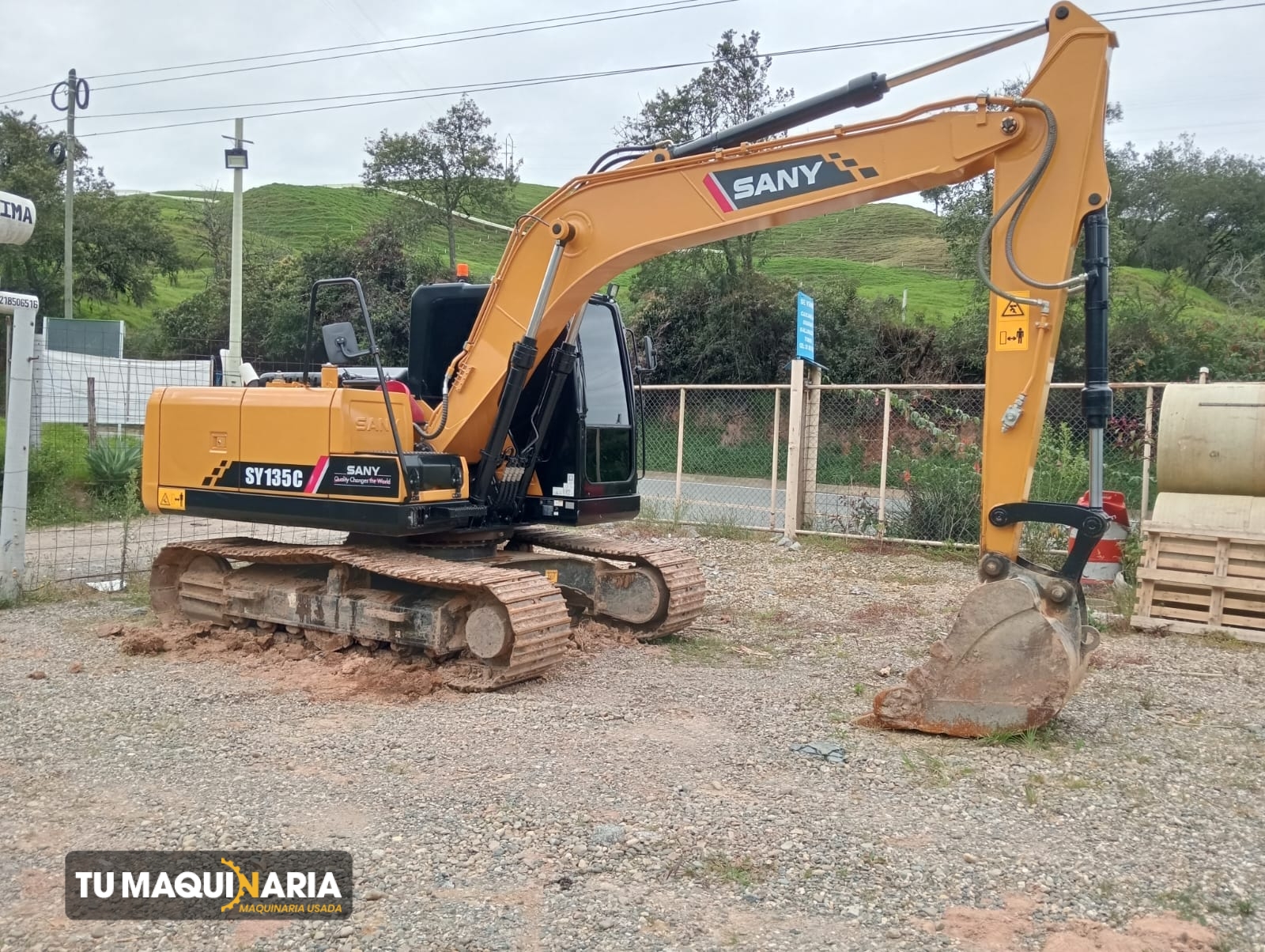 Excavadora usada 2022 sany sy135c tm1334 (6)