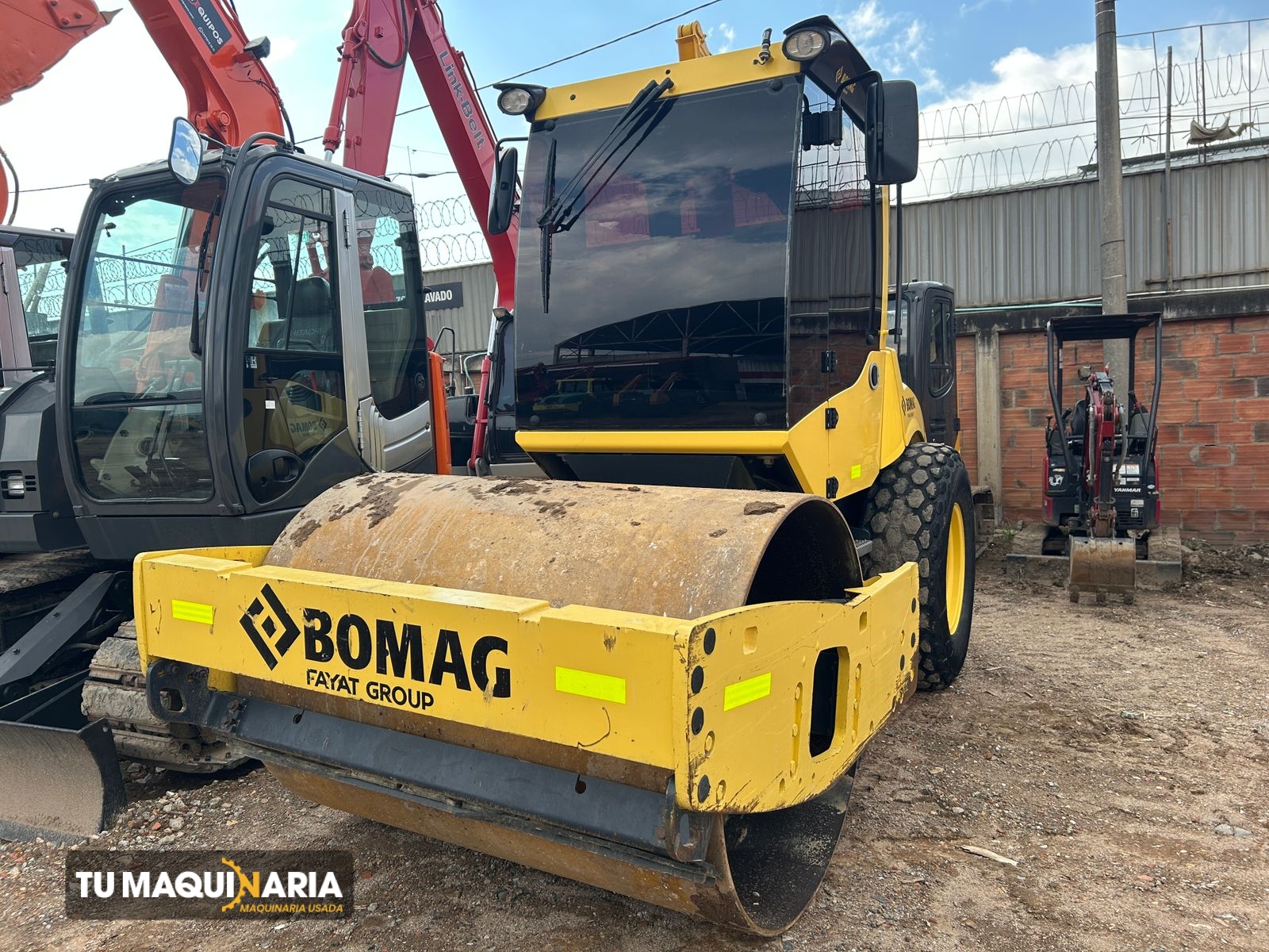 Vibrocompactador usado 2018 Bomag bw177d-5 tm1335 (9)