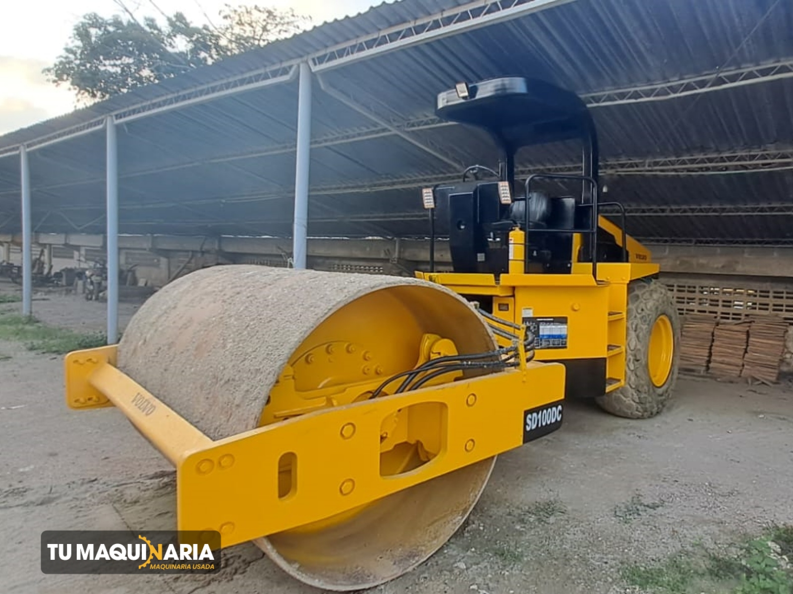 vibrocompactador usado 2008 volvo sd100dc tm1365 (7)