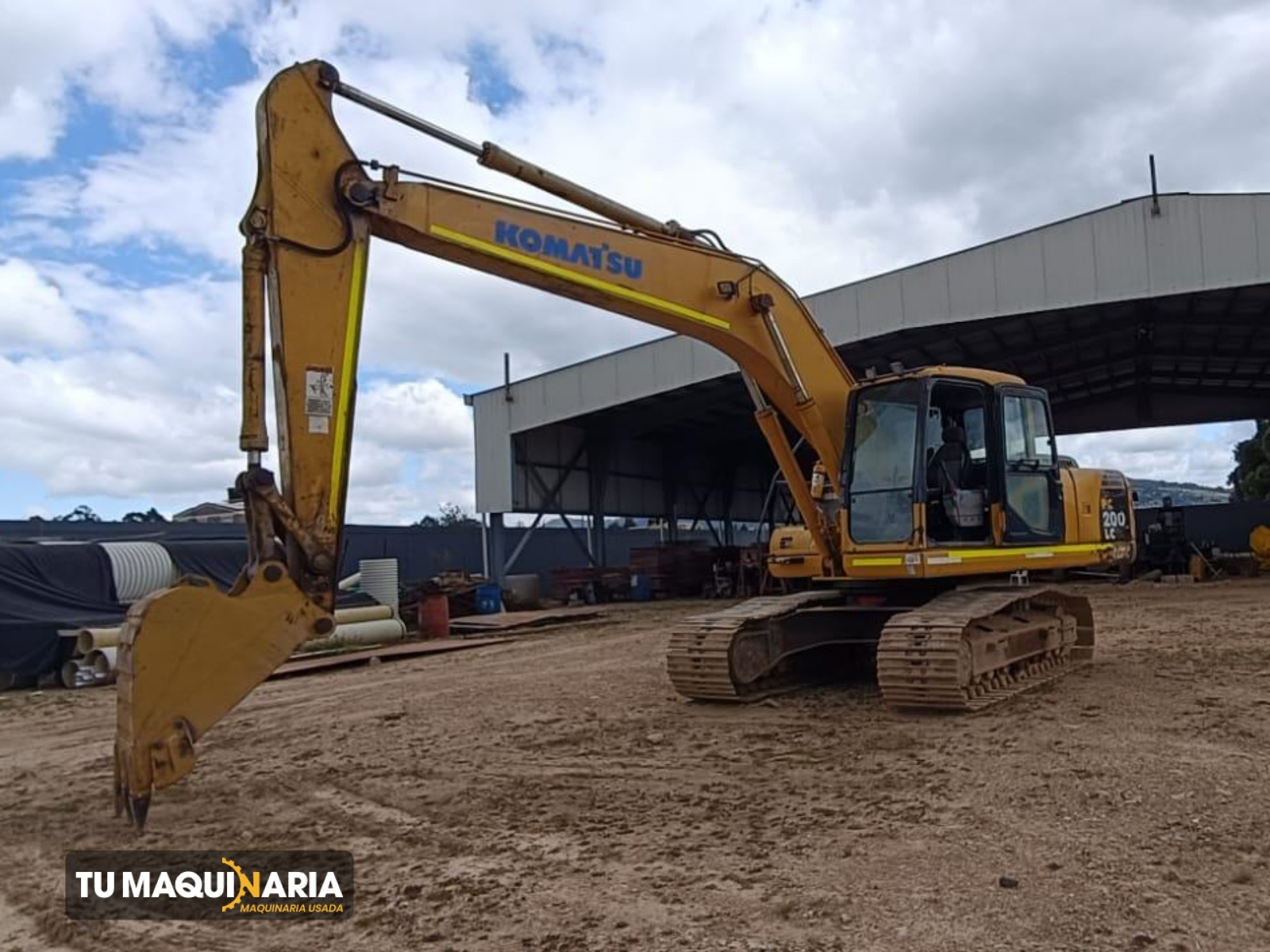 Excavadora usada 2006 komatsu pc200-7b tm1390 (1)