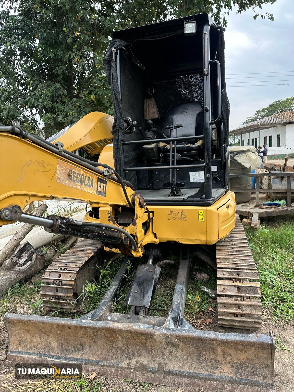 mini excavadora usada 2017 caterpillar 303.5e2 tm1387 (1)