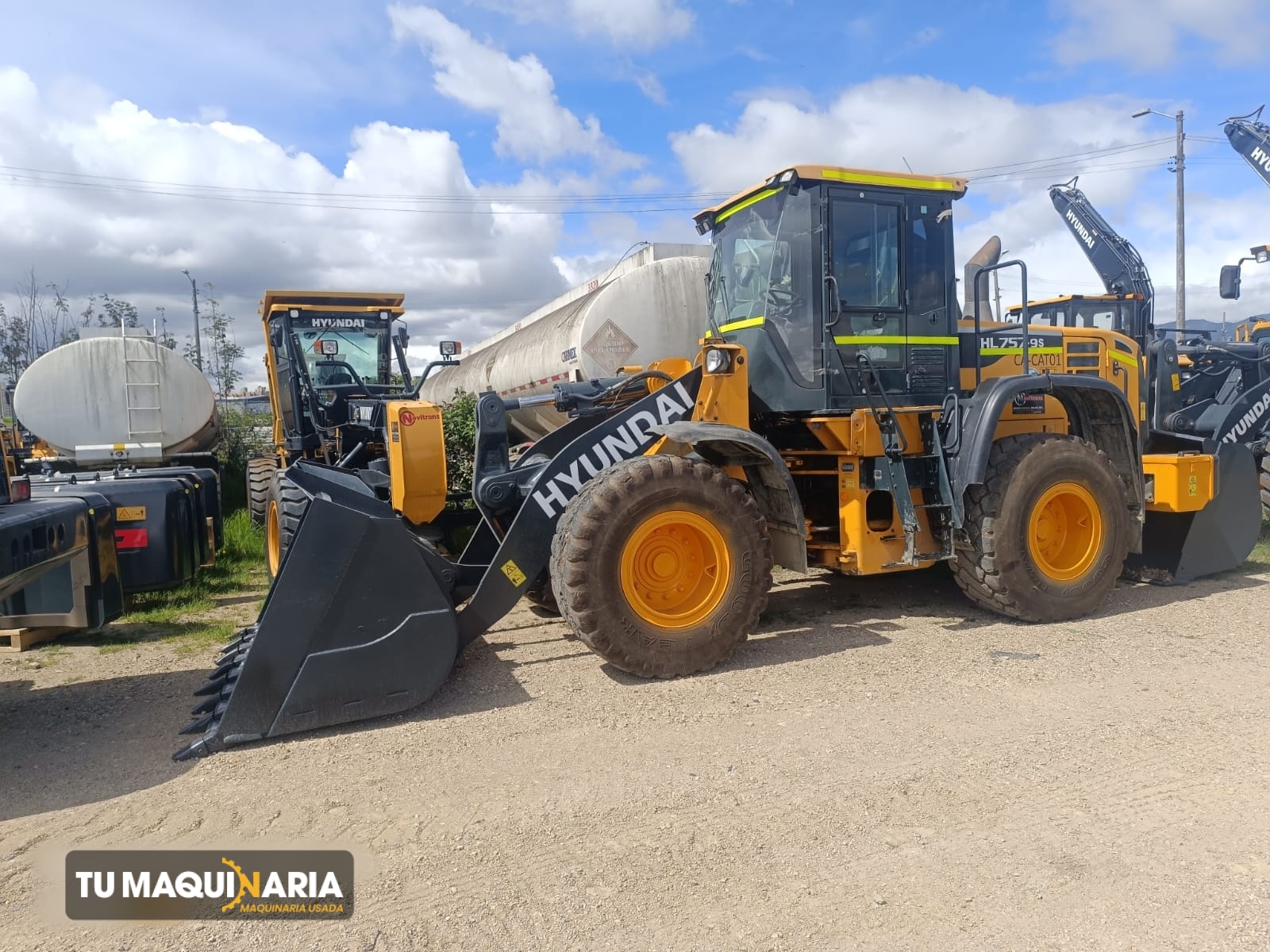 Cargador usado 2021 hyundai HL757-9S TM1464 (6)