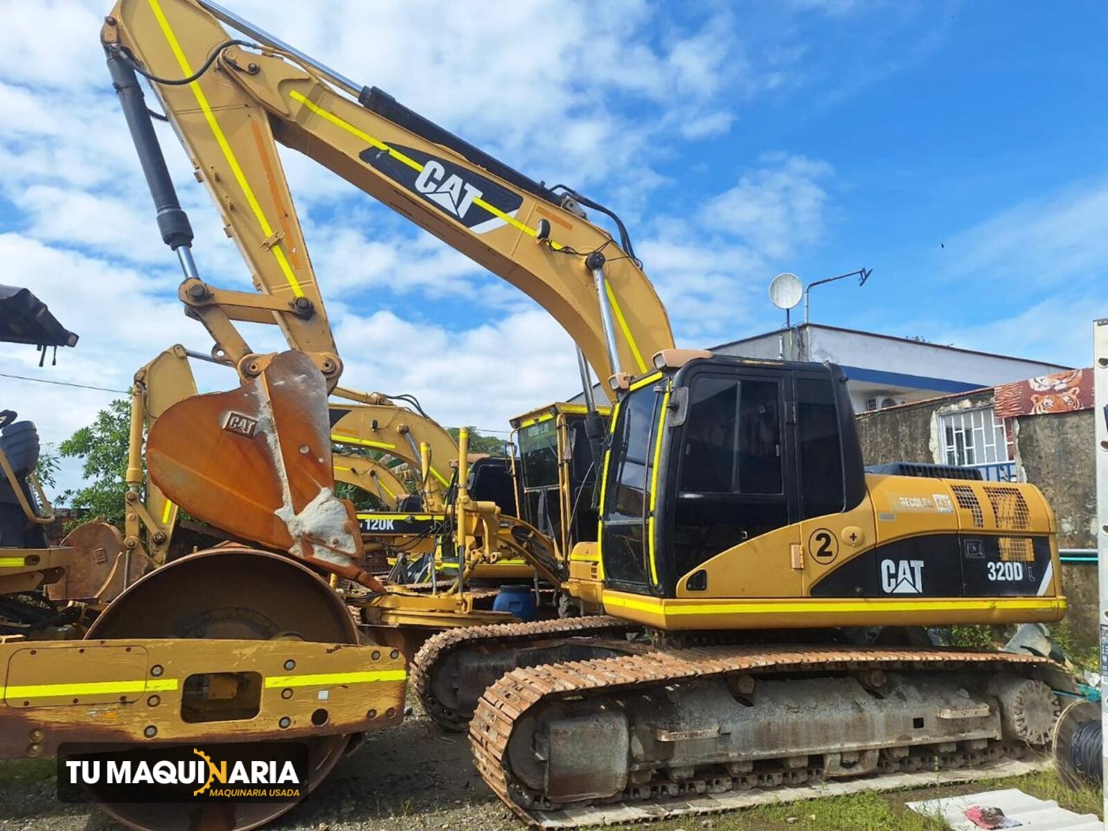 Excavadora usada 2008 caterpillar 320dl tm1520 (6)