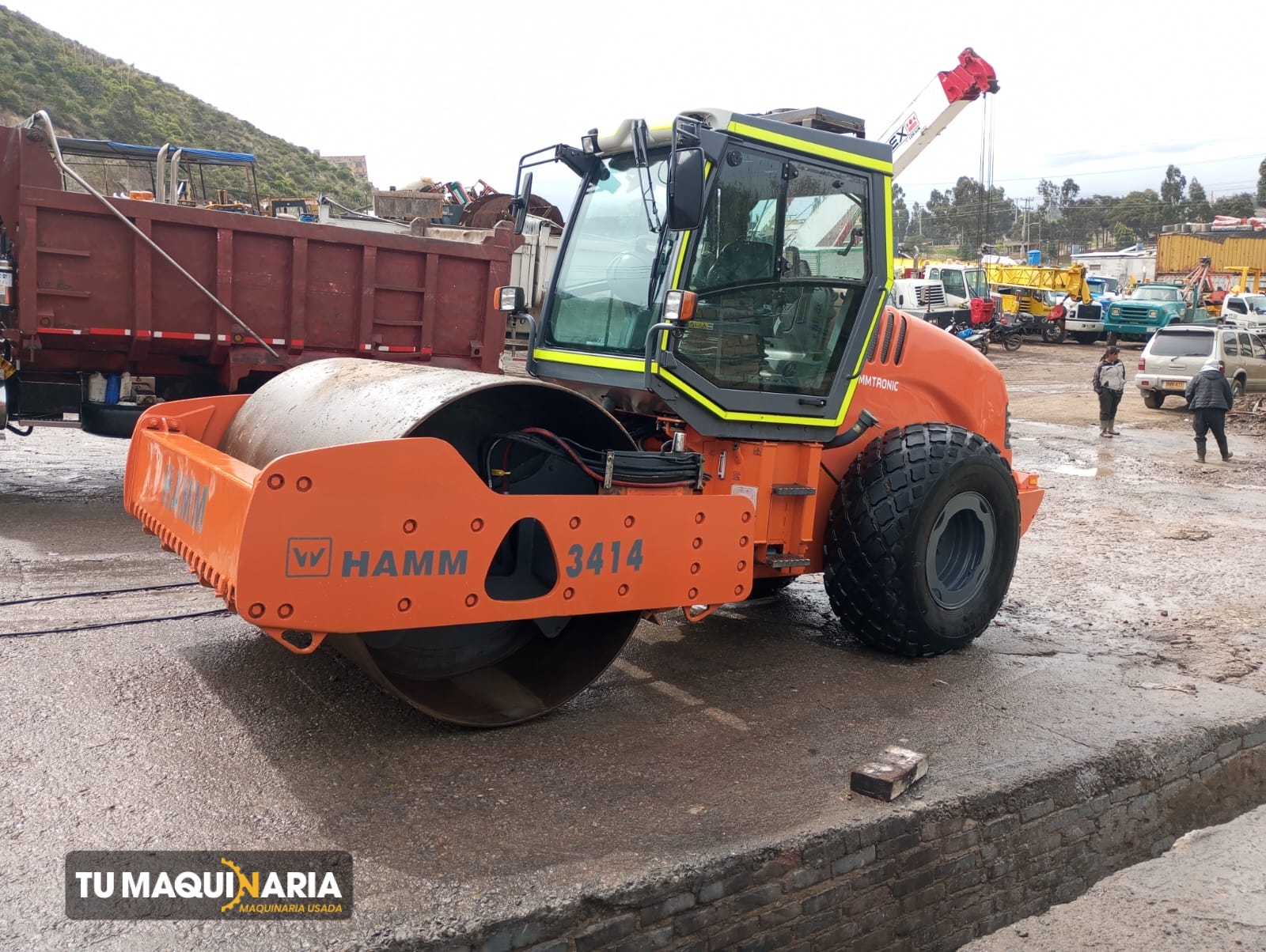 vibrocompactador usado 2013 hamm 3414 tm1594 (2) 2013 HAMM 3414 - Imagen 1