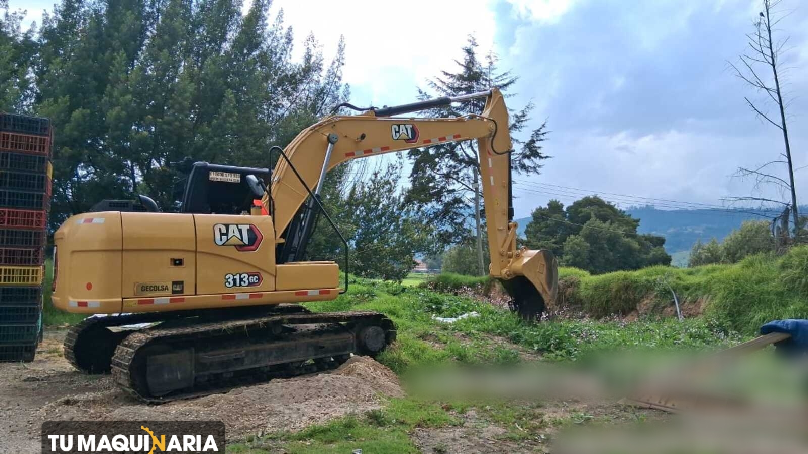 excavadora usada 2022 caterpillar 313gc tm1648 (3) 2022 CATERPILLAR 313GC - Imagen 1